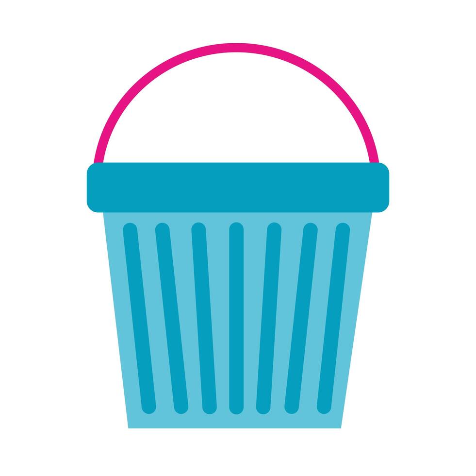 Isolated bucket icon vector design