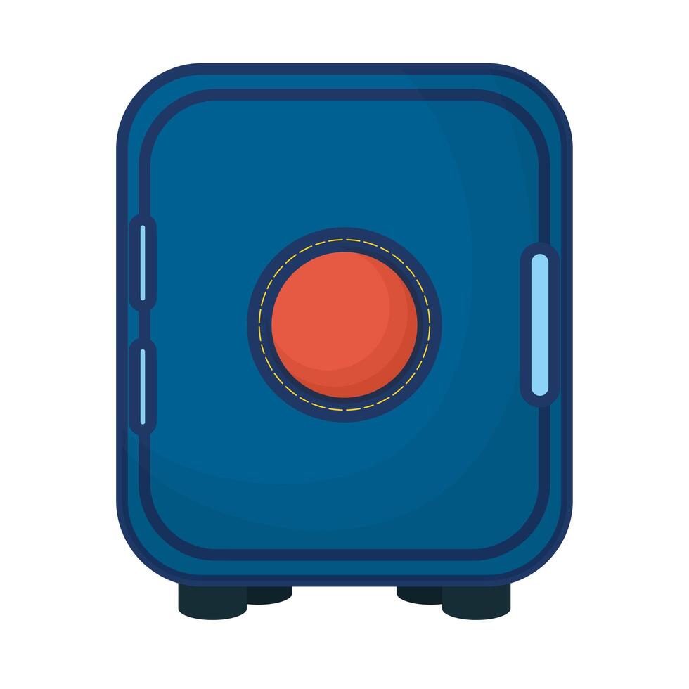 safe box money isolated icon vector