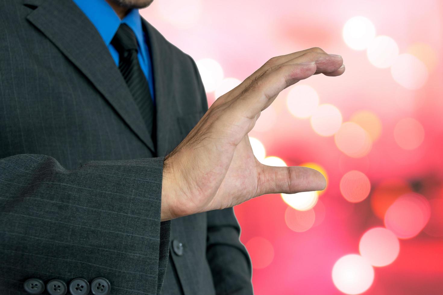 Hand of Young businessman. photo