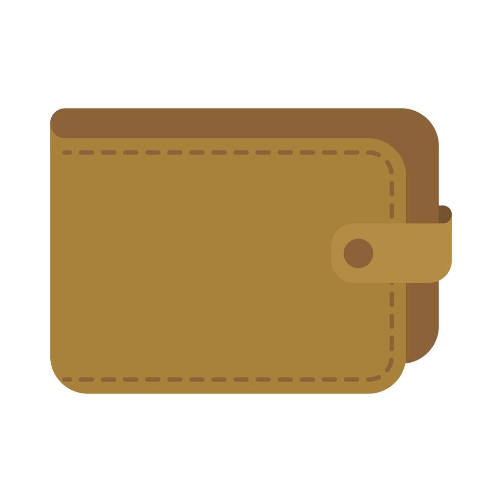 Isolated money wallet vector design