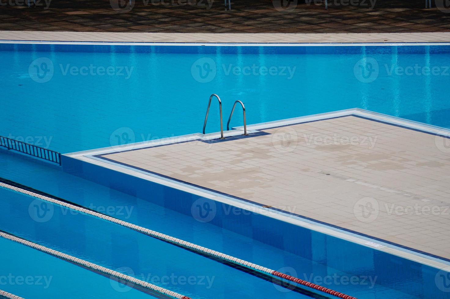 Empty sport swimming pool photo