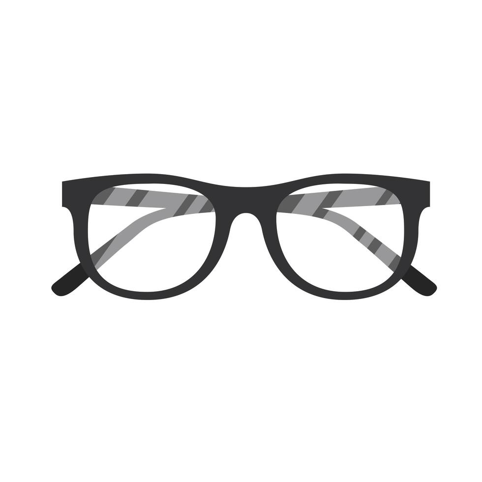 Diseño de vector de icono de gafas aisladas