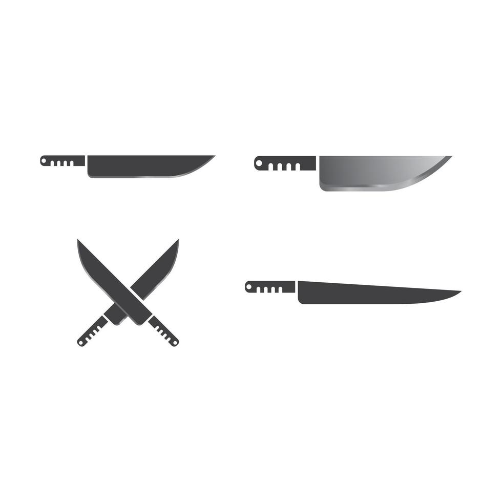 Knife logo images illustration vector