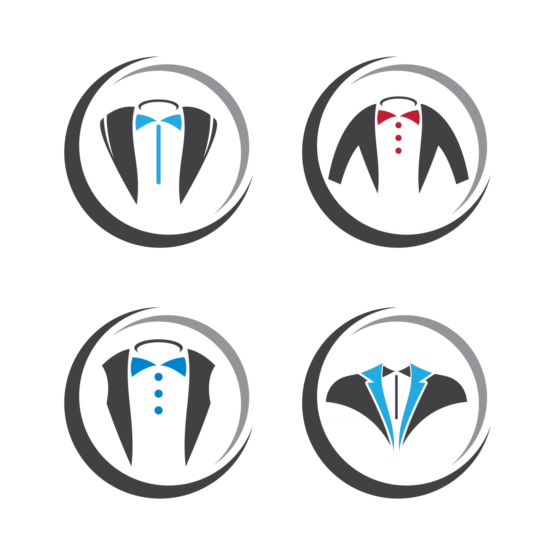 Tuxedo logo images 2728317 Vector Art at Vecteezy