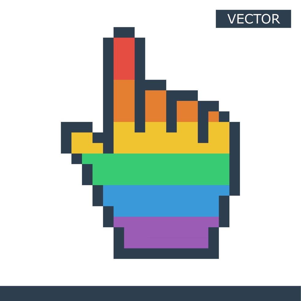 Index finger icon vector