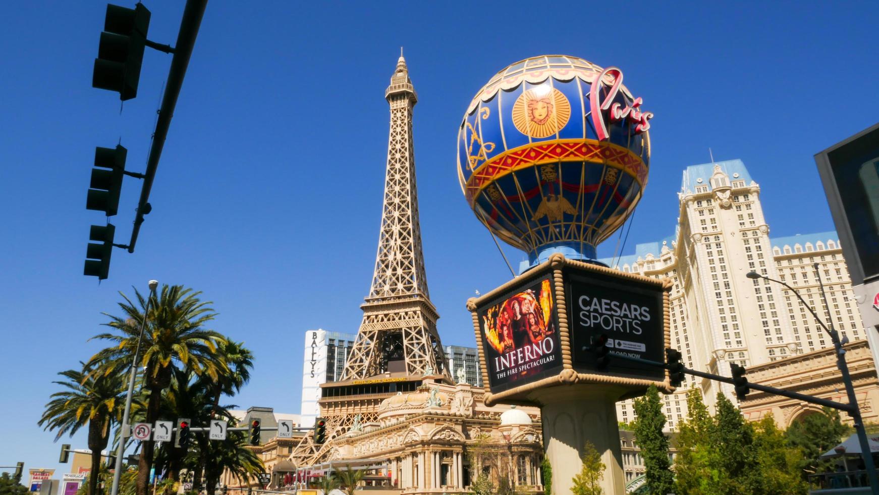 la torre eiffel en las vegas, nevada, nosotros foto