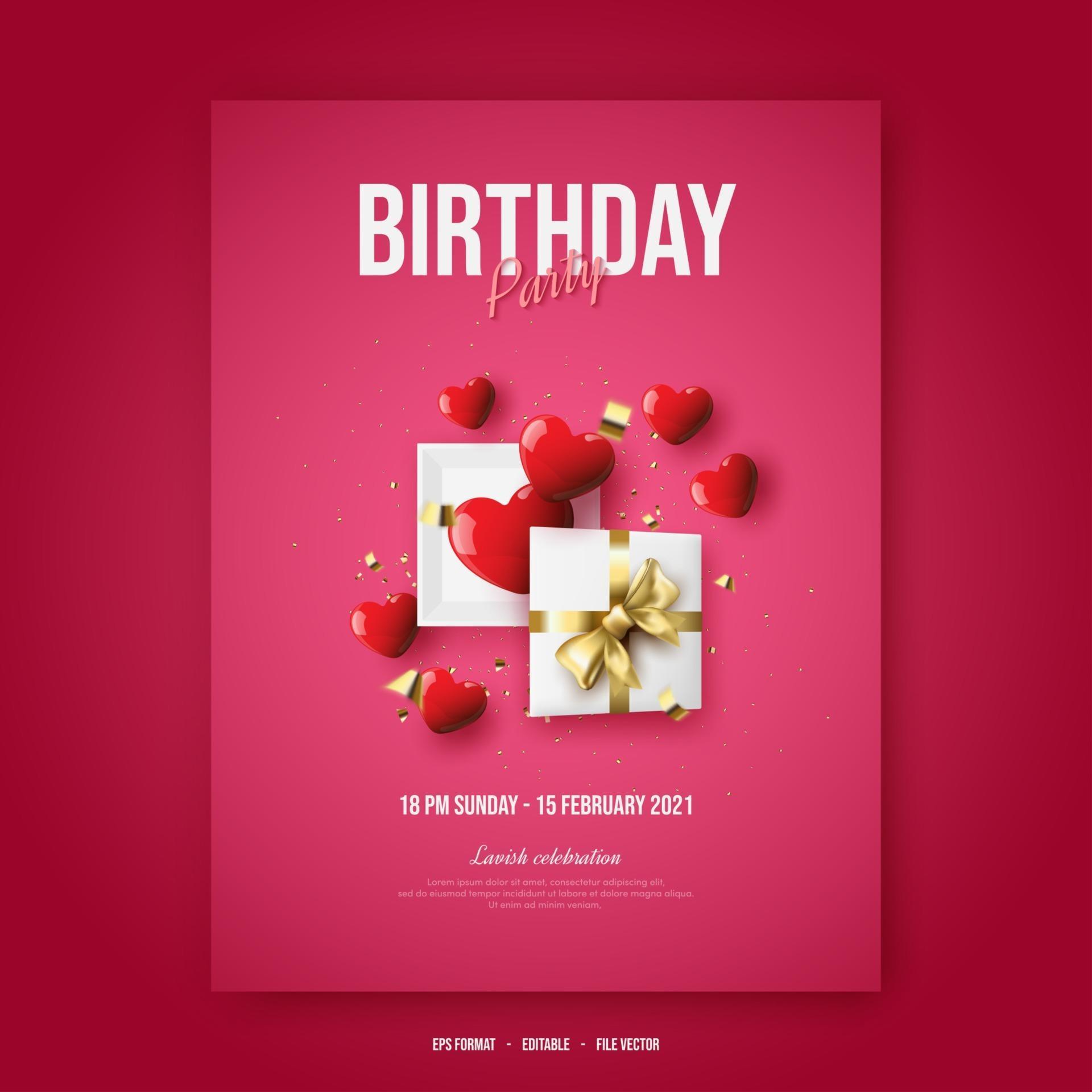 Formal Invitation Card For Birthday Party 2728855 Vector Art At Vecteezy formal-invitation-card-for-birthday-party-2728855-vector-art-at-vecteezy