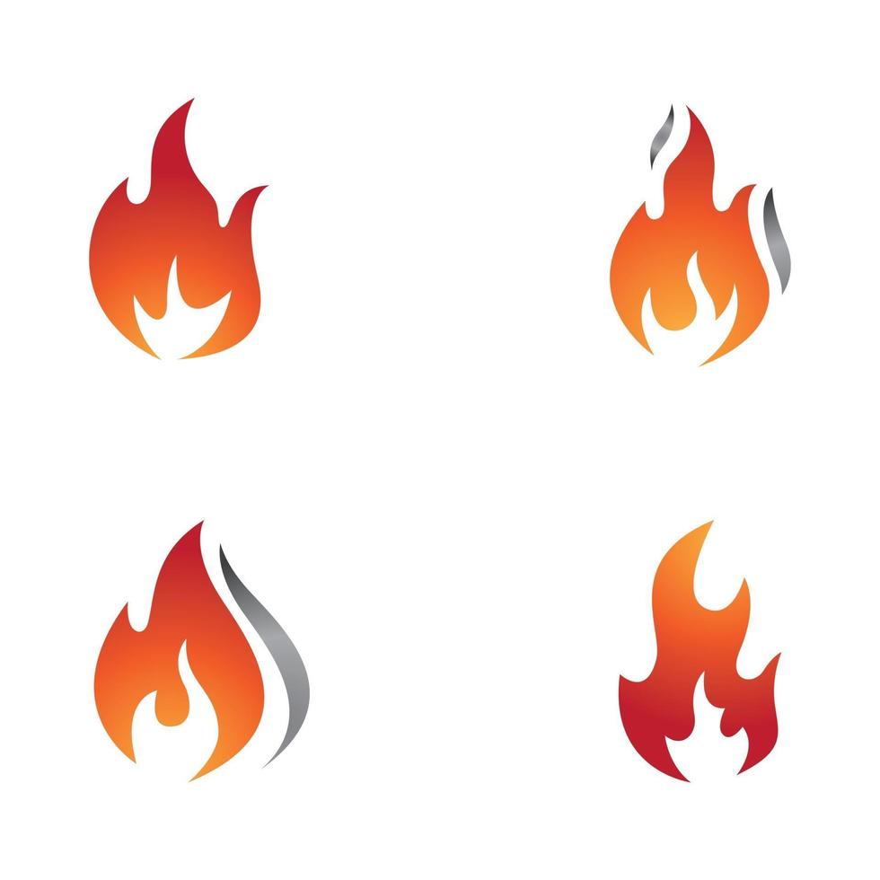 flame icon fire vector design