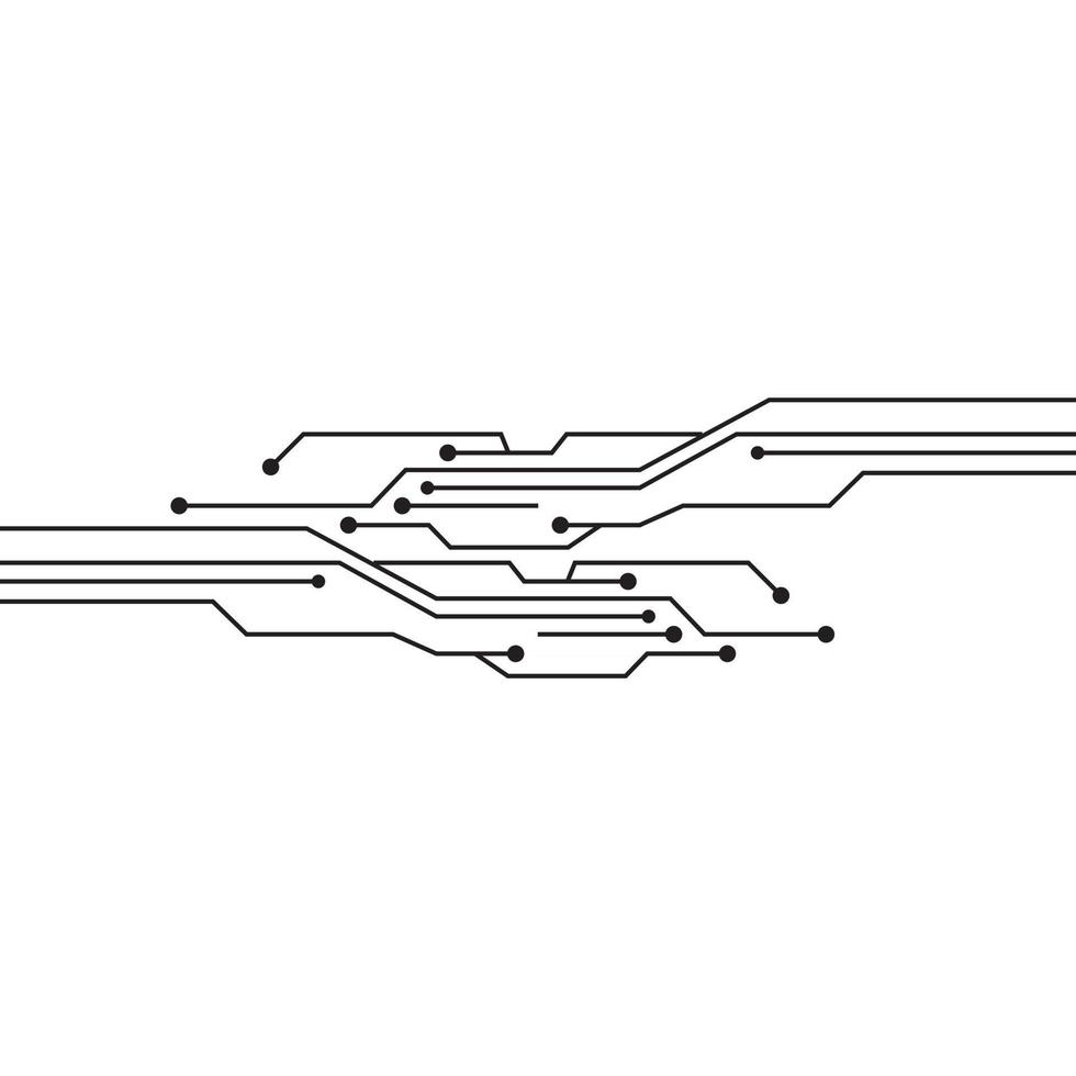 vector de plantilla de logotipo de circuito