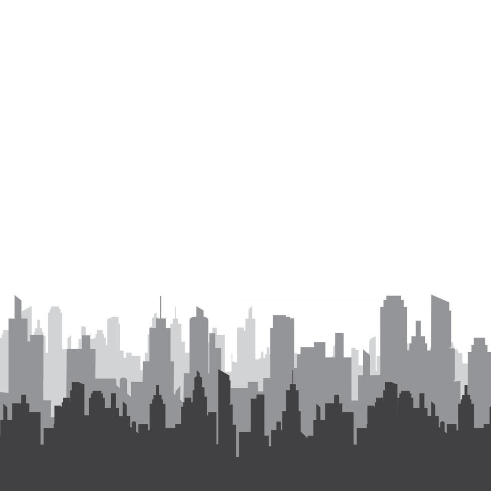 city skyline background vector