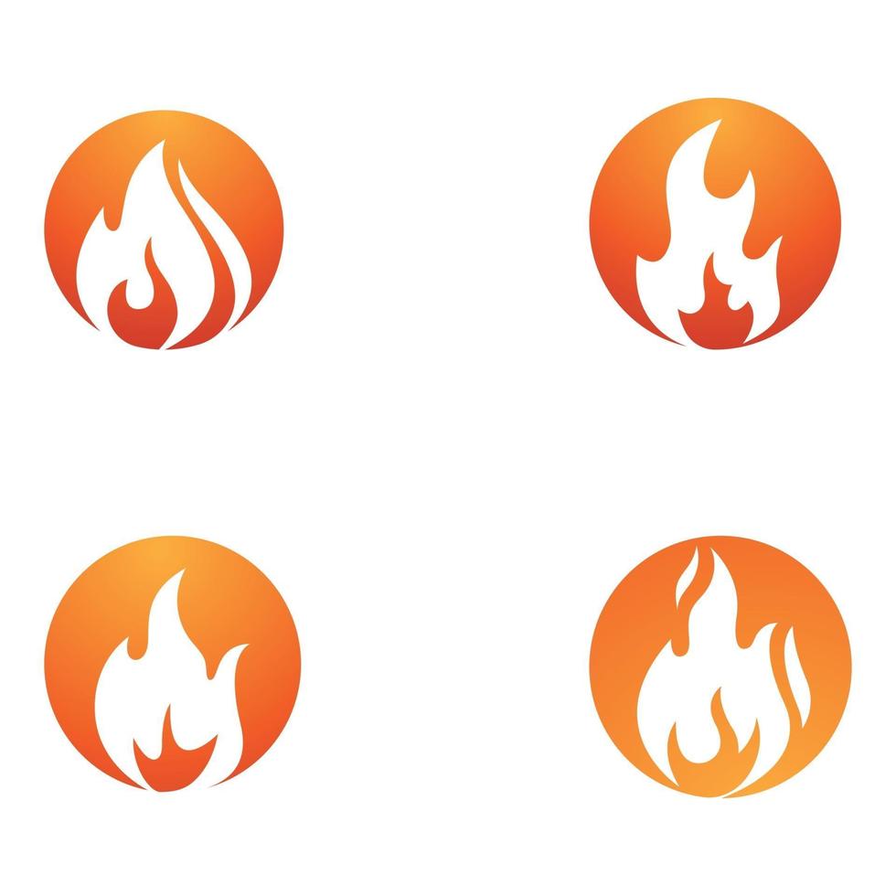 flame icon fire vector design