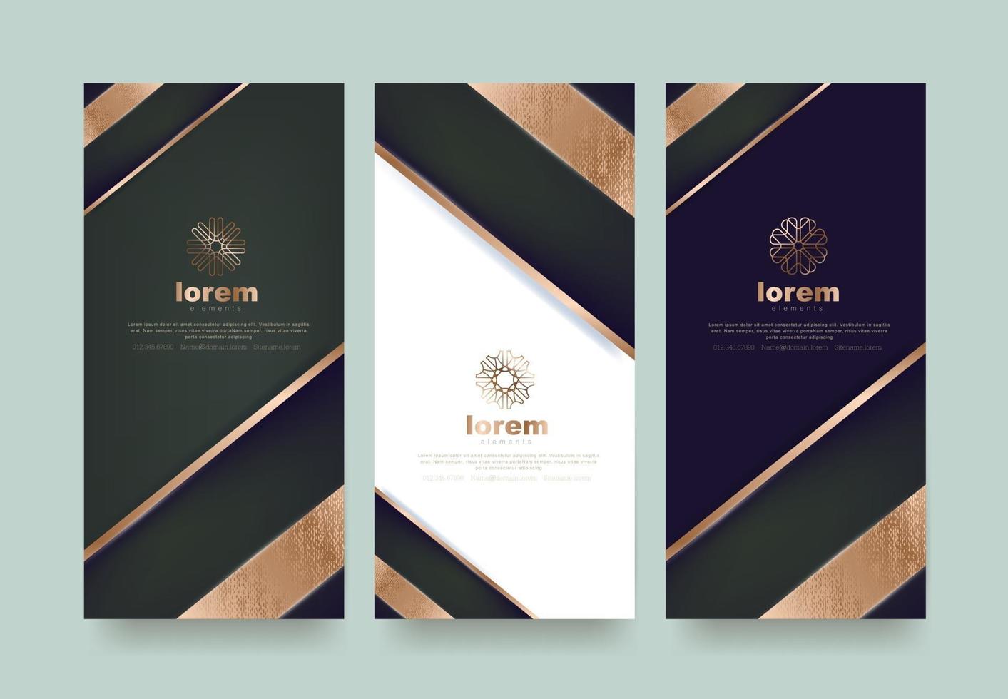 Vector set packaging templates