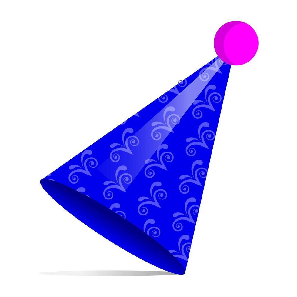 Birthday Cone  Cap vector