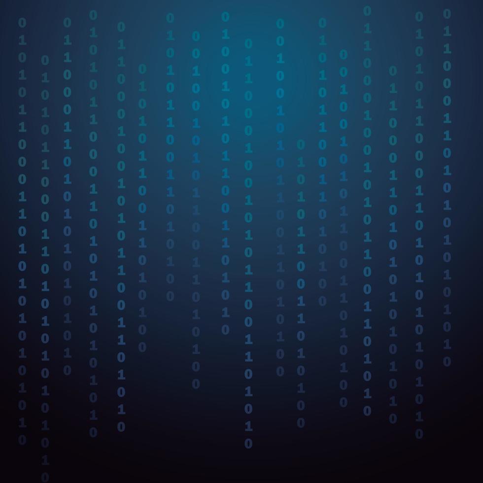 Creative vector illustration of stream of binary code 2730402 Vector ...