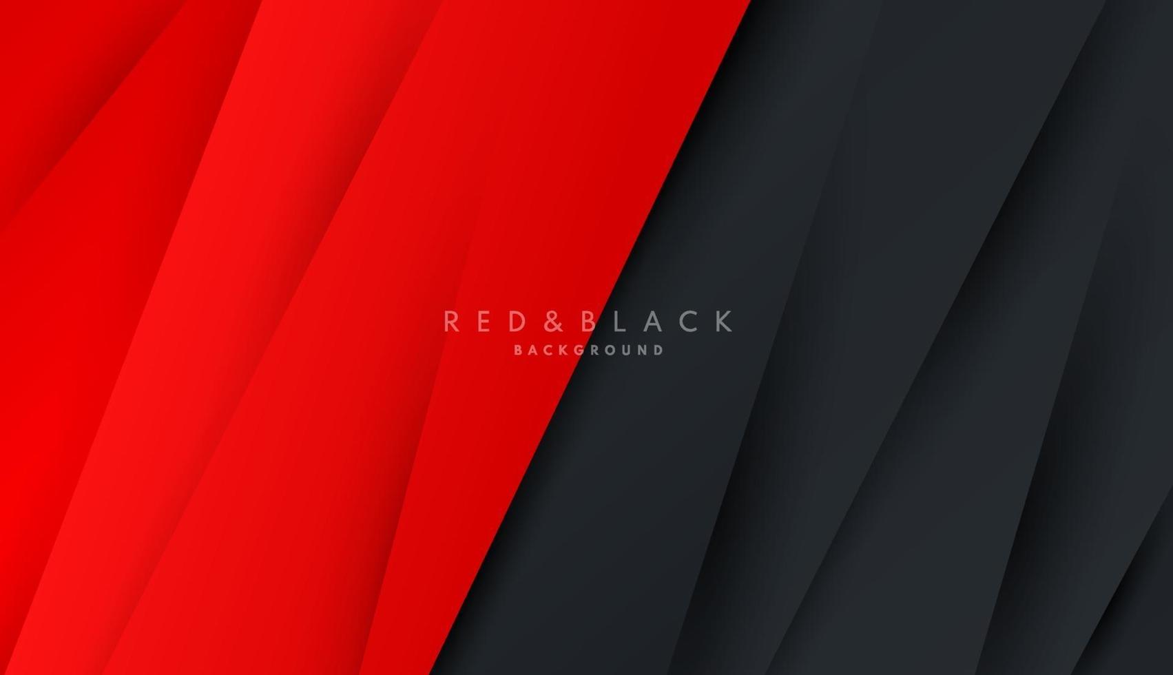 Corporate abstract concept red and black contrast background. Modern luxury futuristic technology design. Vector illustration