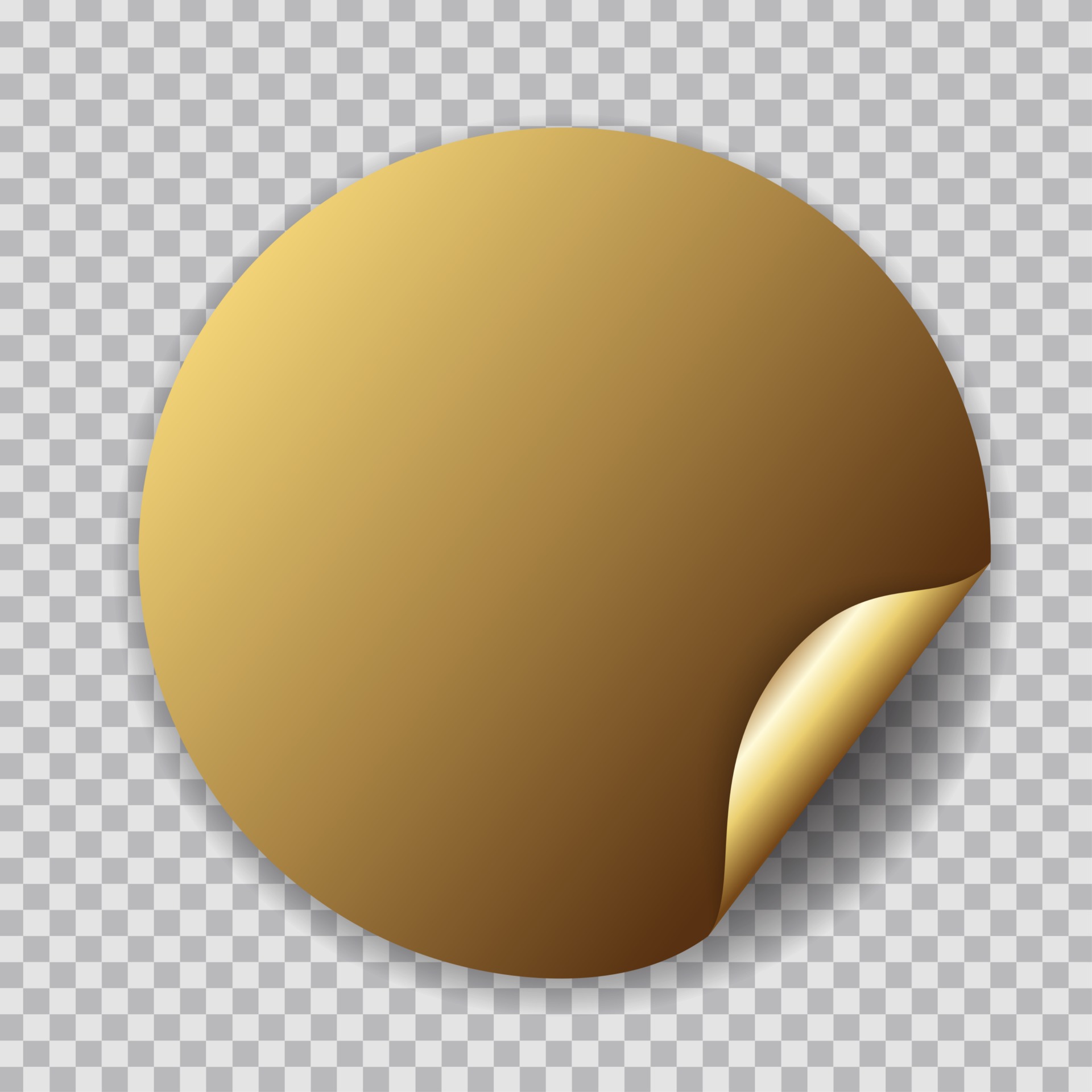 Abstract Circle Golden Sticker Vector Illustration 2730641 Vector Art
