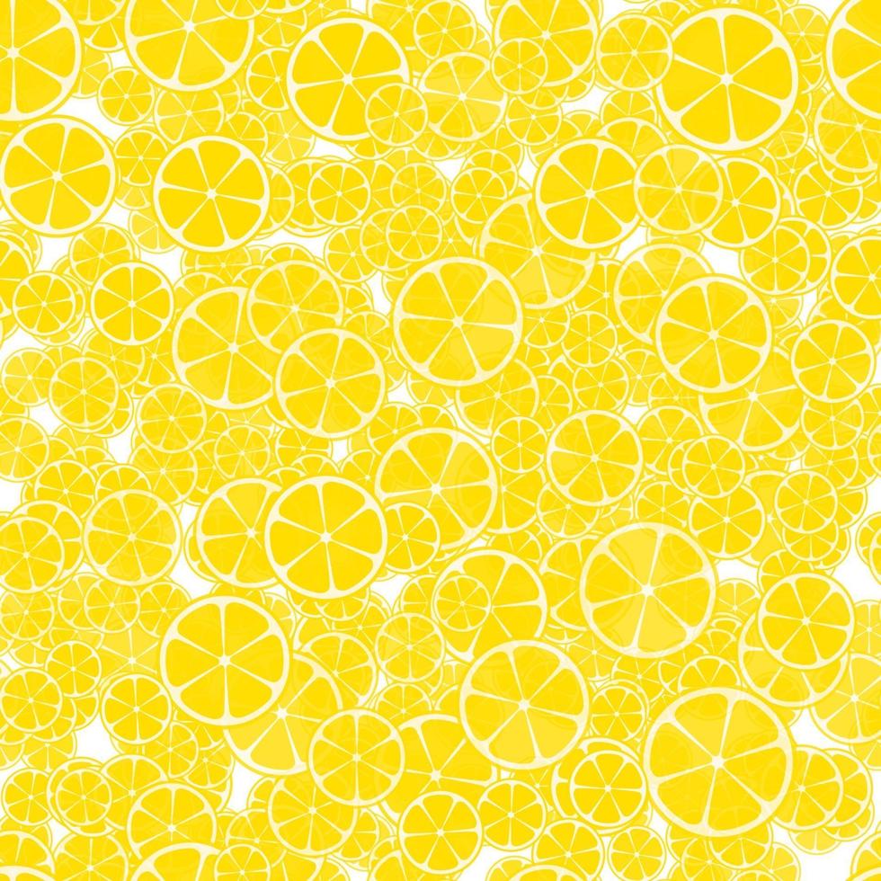 Abstract Lemon Seamless Pattern Background Vector Illustration