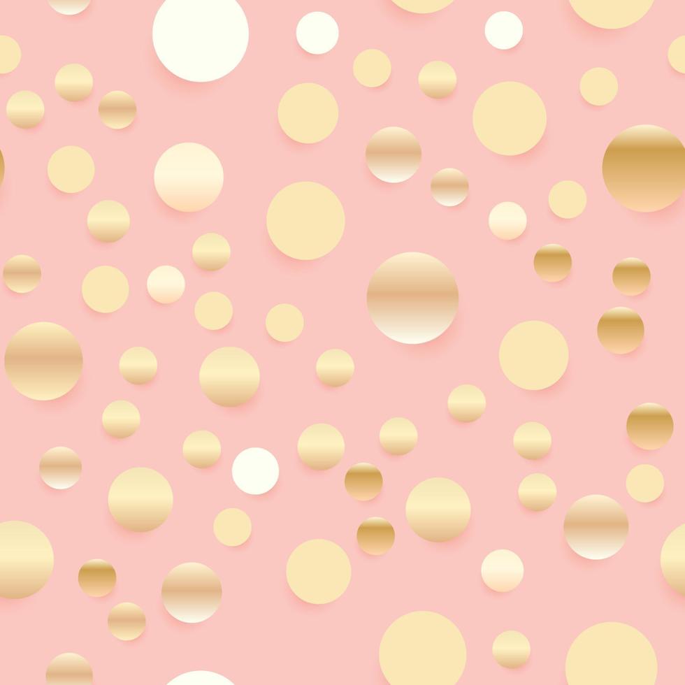 Abstract Glossy Confetti Seamless Pattern Background. Vector Illustration