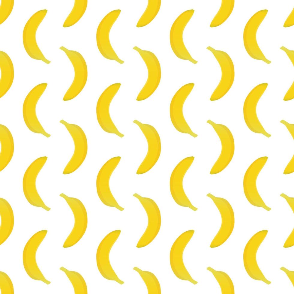 Banana Seamless Pattern Background Vector Illustration