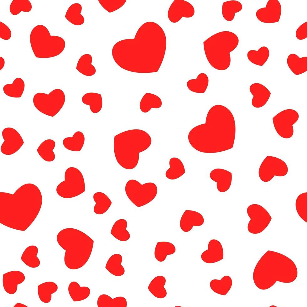 Heart Love Seamless Pattern Background Vector Illustration. EPS10