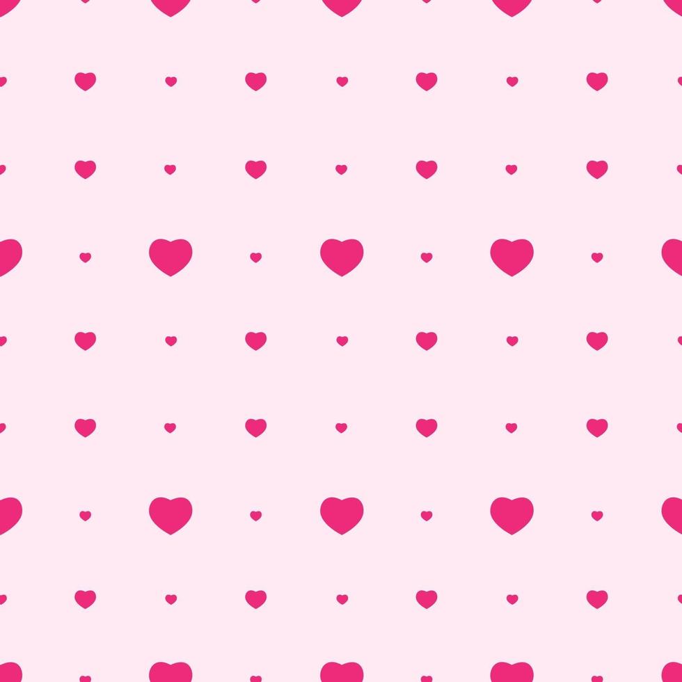 Abstract Love Heart Seamless Pattern Background. Vector Illustration ...