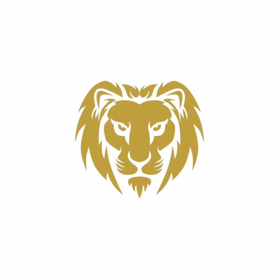 Lion shield logo modern design template ,Lion head logo ,Element for the brand identity ,Vector illustration EPS 10 vector