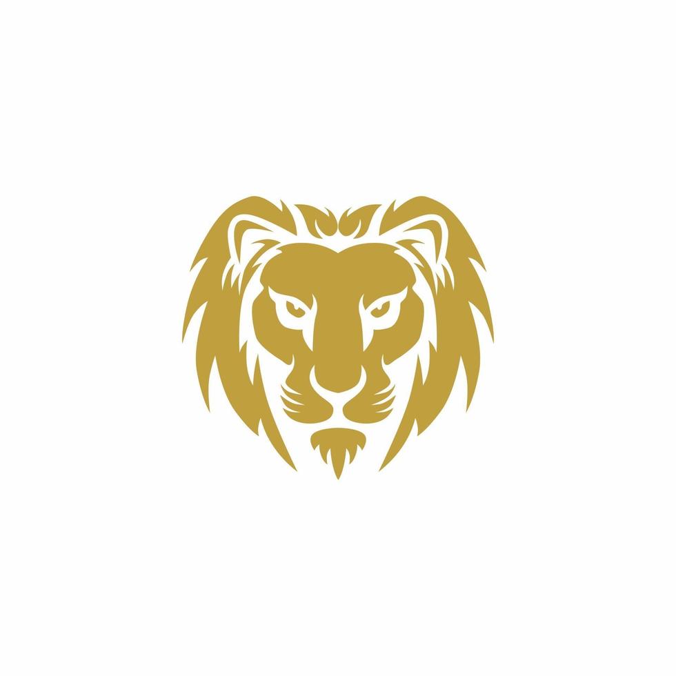 Lion shield logo modern design template ,Lion head logo ,Element for the brand identity ,Vector illustration EPS 10 vector