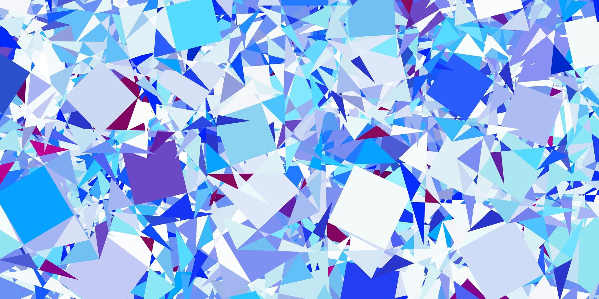 Light Blue Red vector layout with triangle forms