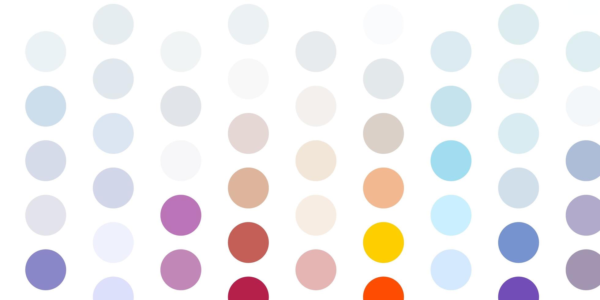 Light blue red vector template with circles