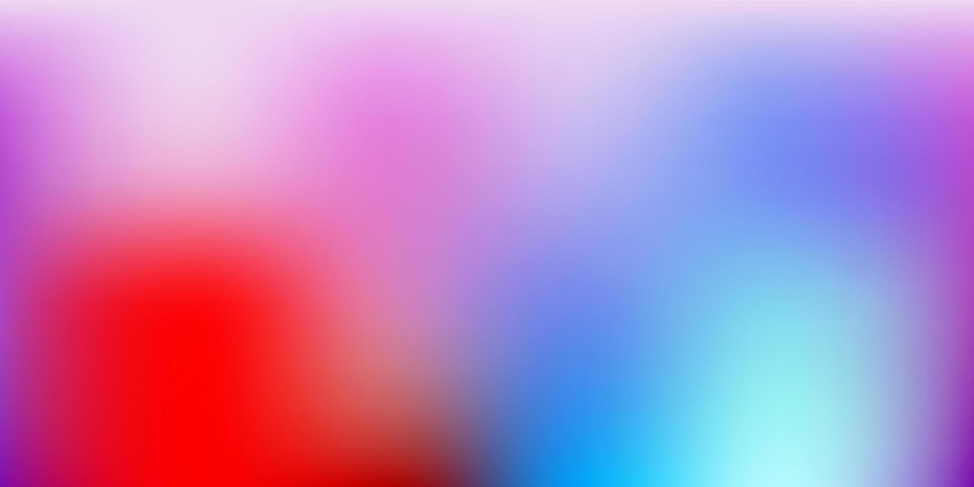Light Blue Red vector gradient blur template