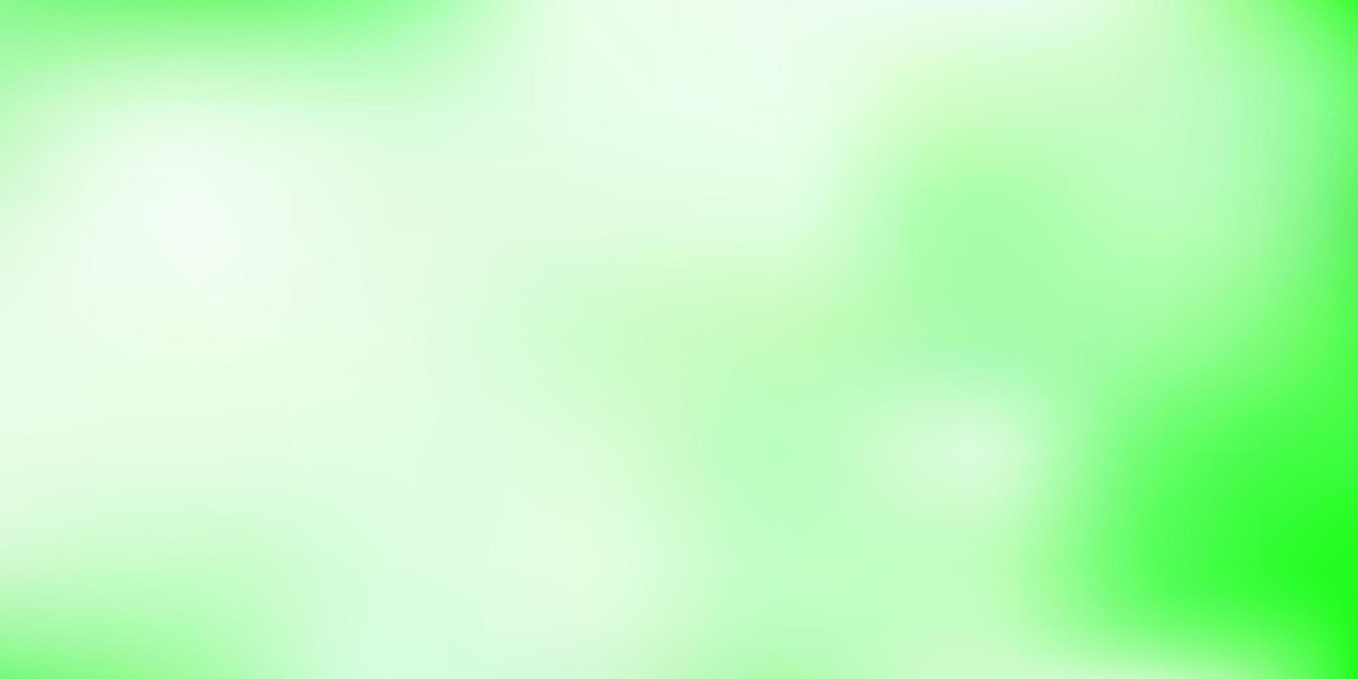 Light green vector abstract blur layout.