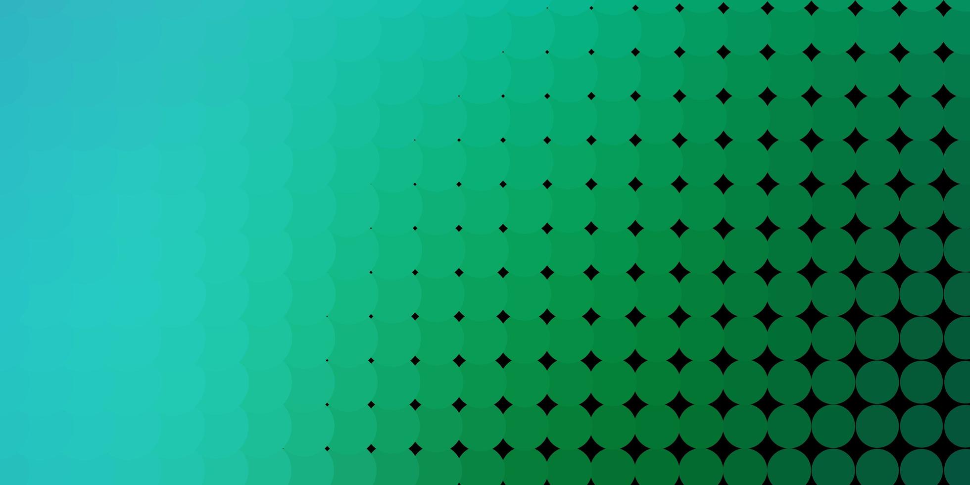 Light Green vector pattern with spheres. Modern abstract illustration with colorful circle shapes. Pattern for websites.