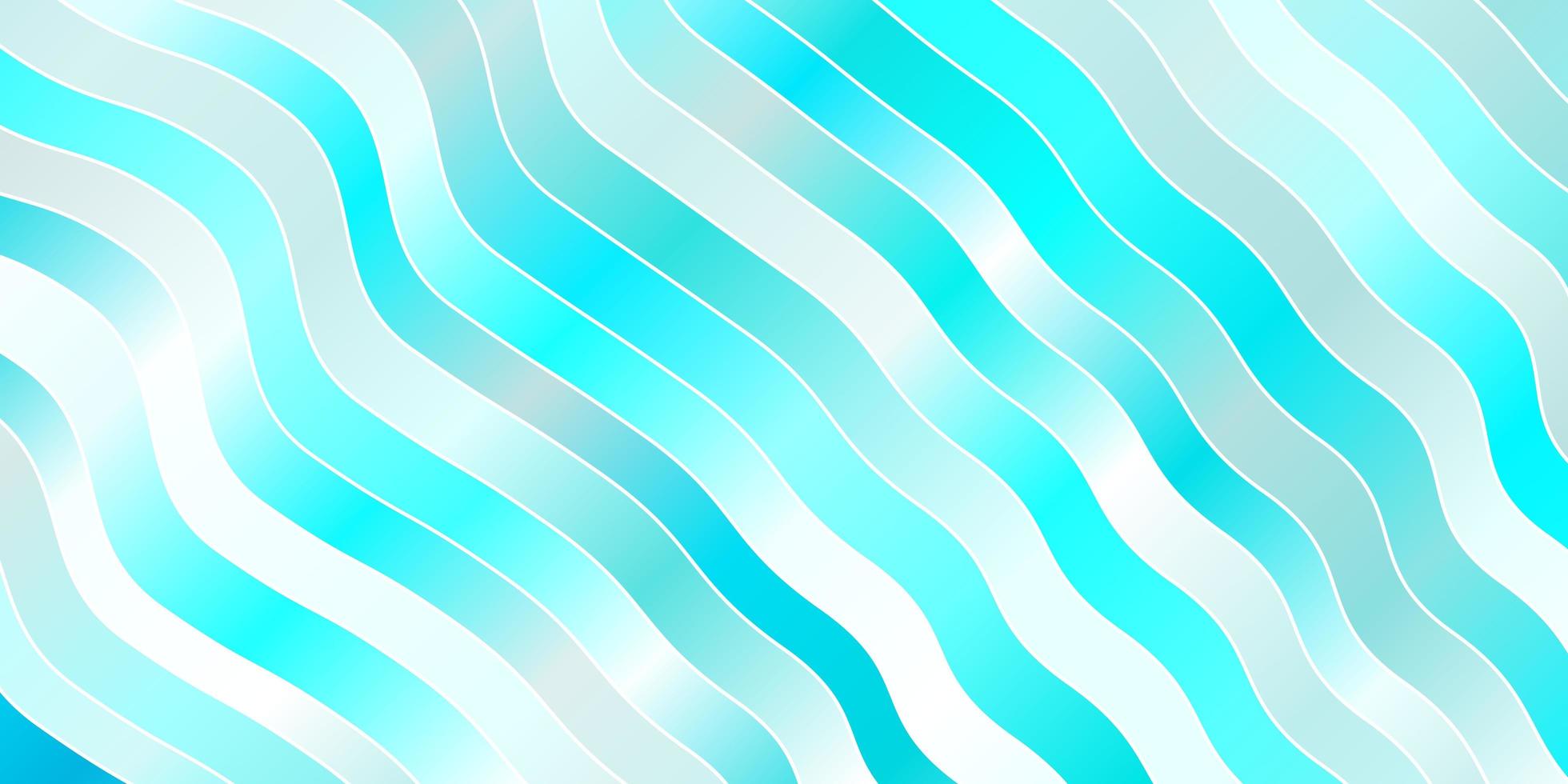 Light BLUE vector template with lines. Abstract illustration with bandy gradient lines. Design for your business promotion.