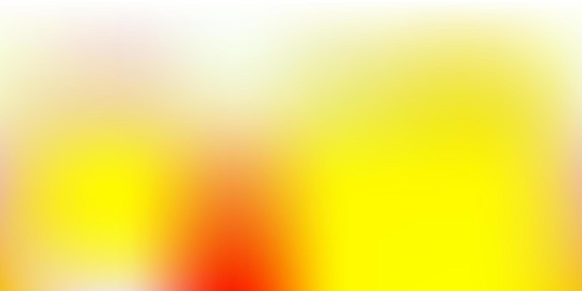 Light Yellow vector abstract blur backdrop.
