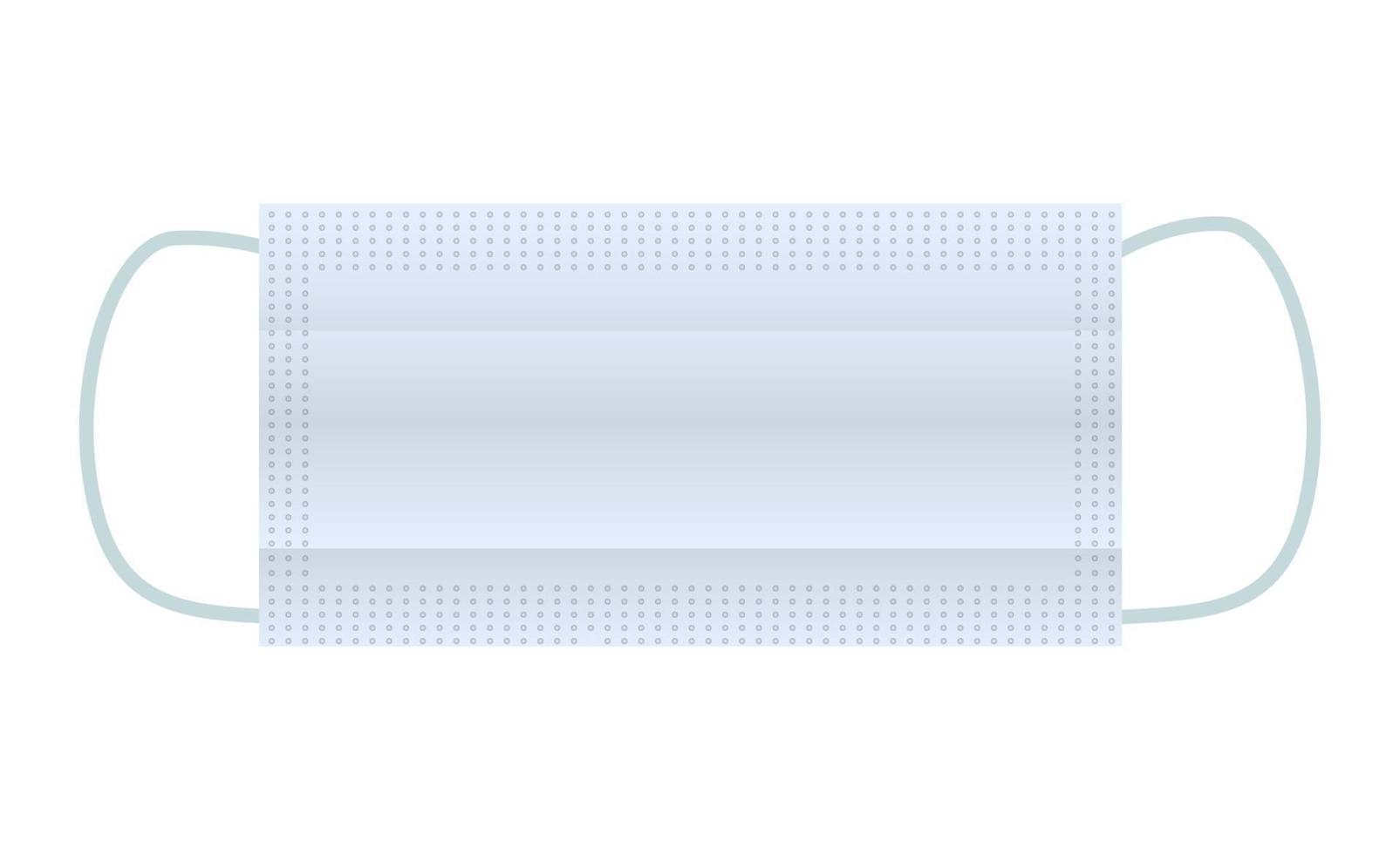 Medical Mask Icon Vector Illustration