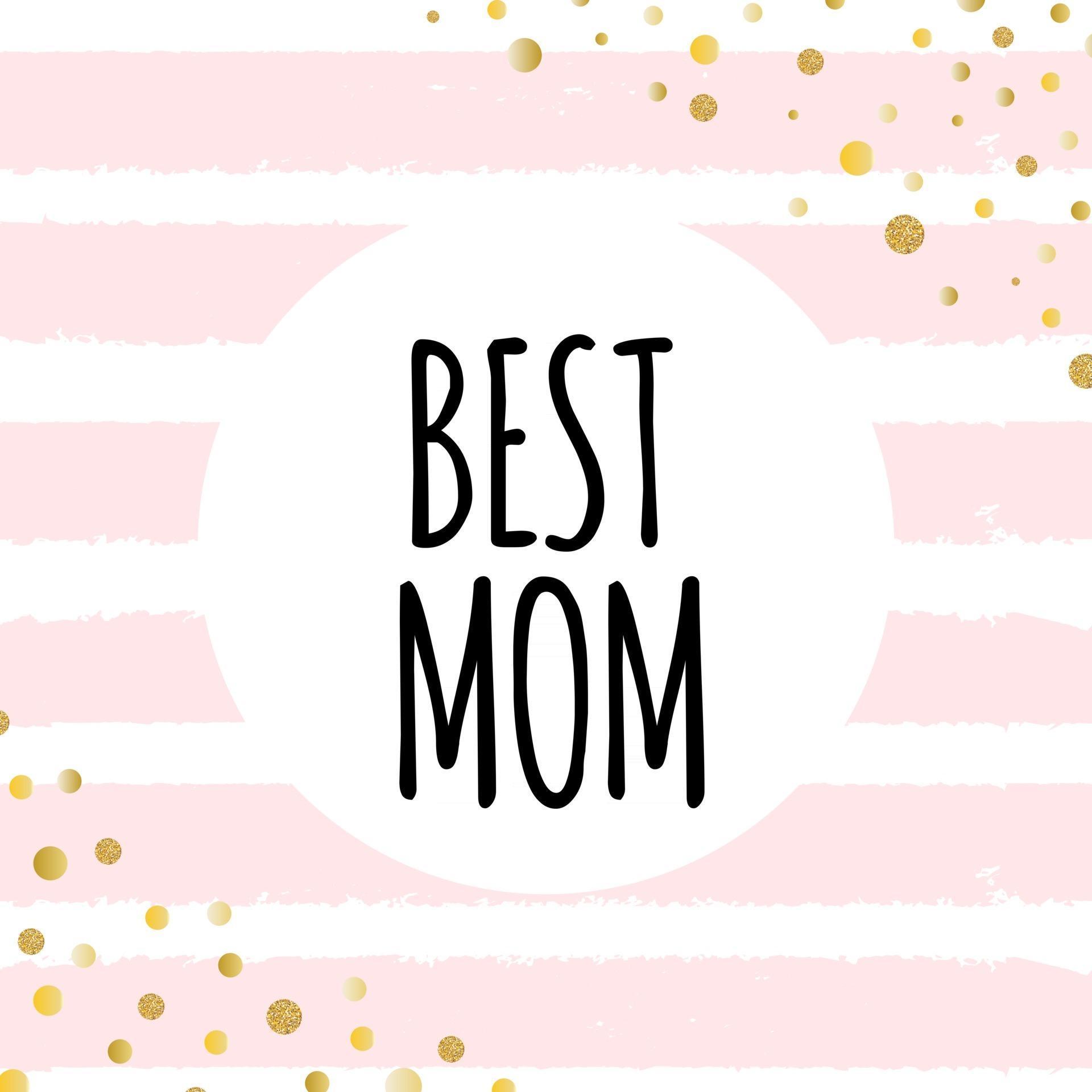 Best Mom Abstract Poster Background. Vector Illustration 2732087 Vector