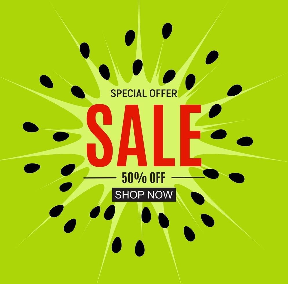 Abstract Summer Sale Background. Vector Illustration