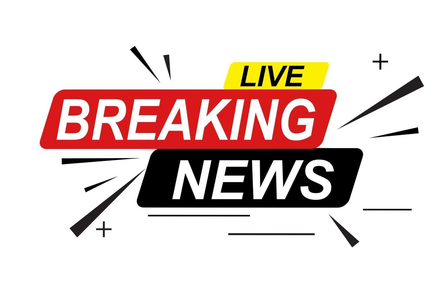 Live Breaking News Abstract Background Vector Illustration