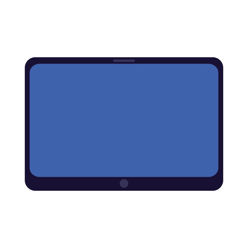 Isolated digital tablet vector design