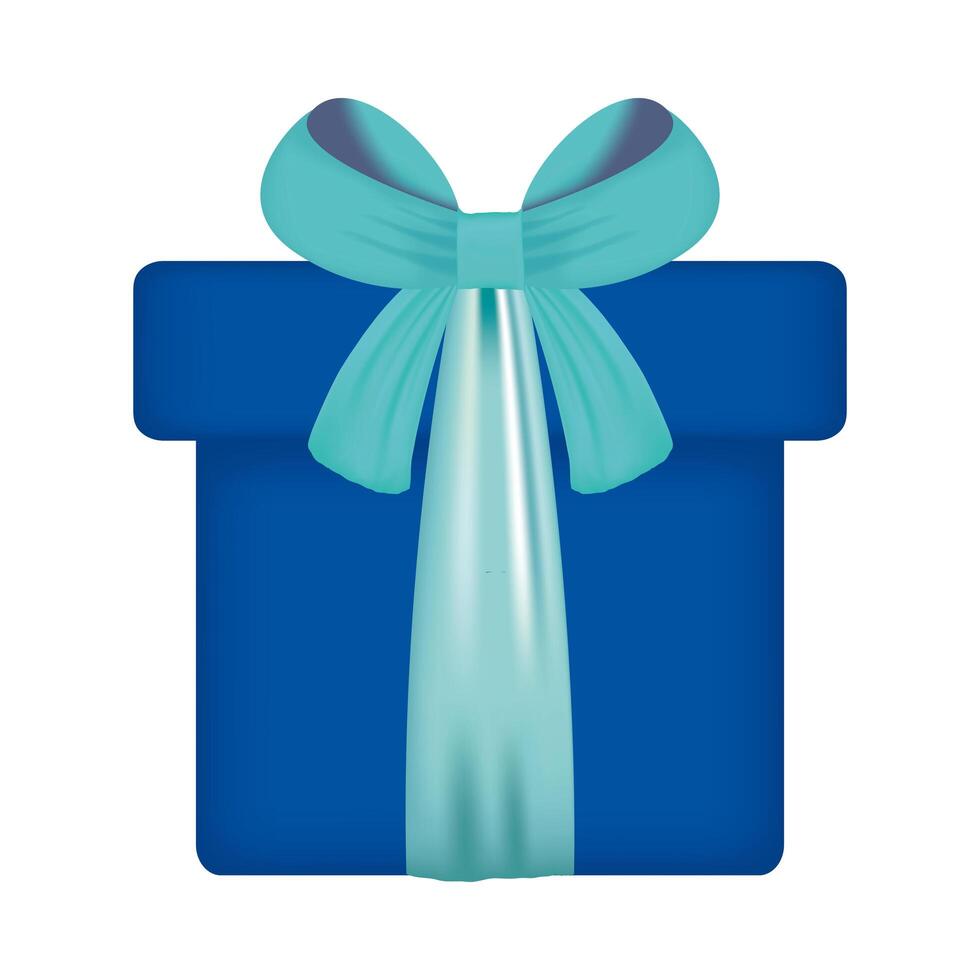 Gift with bowtie vector design