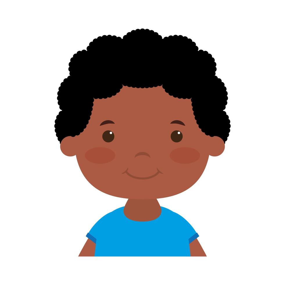 Isolated boy cartoon vector design