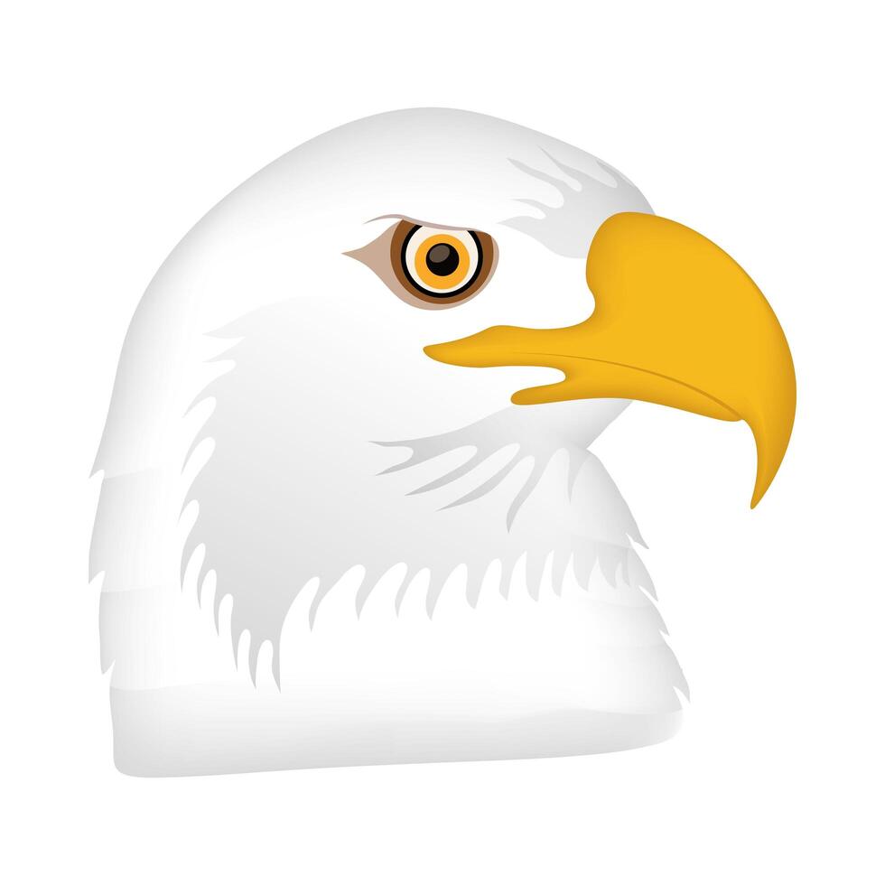 Isolated eagle bird vector design