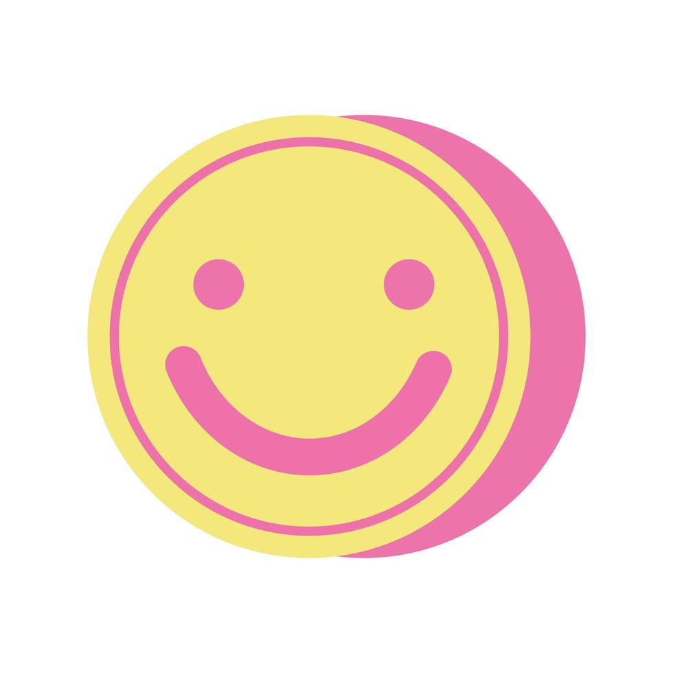face smile happy isolated icon vector