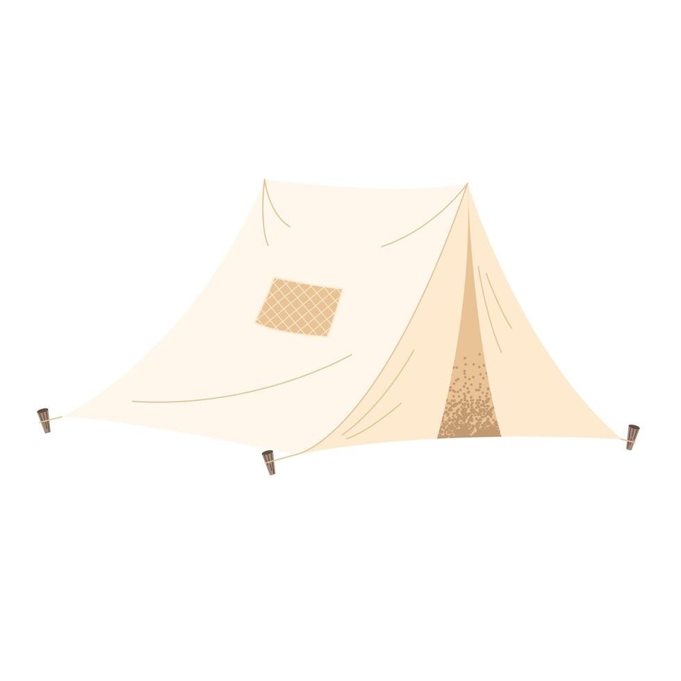 camping tent icon vector