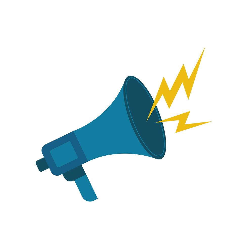 sound megaphone device vector