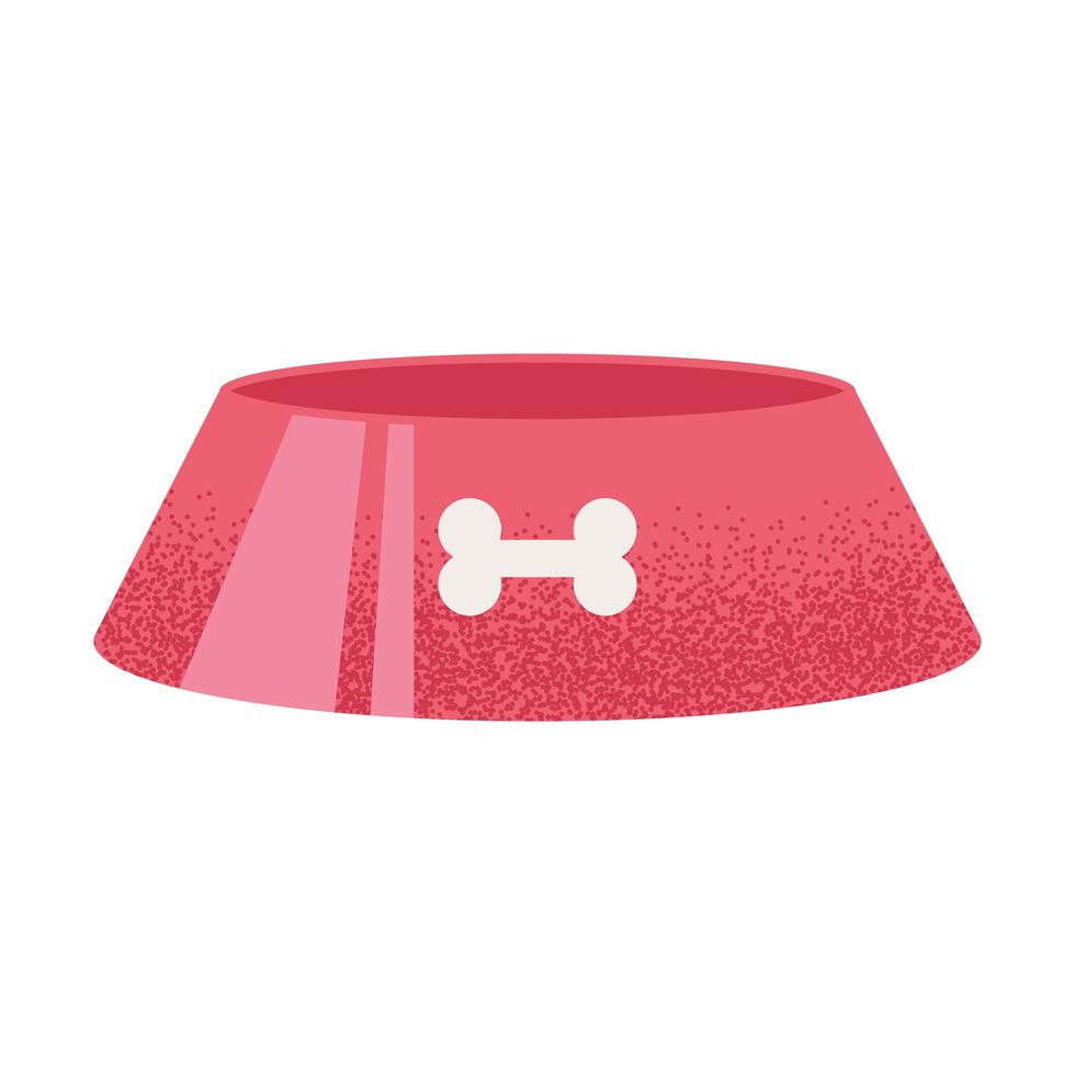 pink mascot dish vector