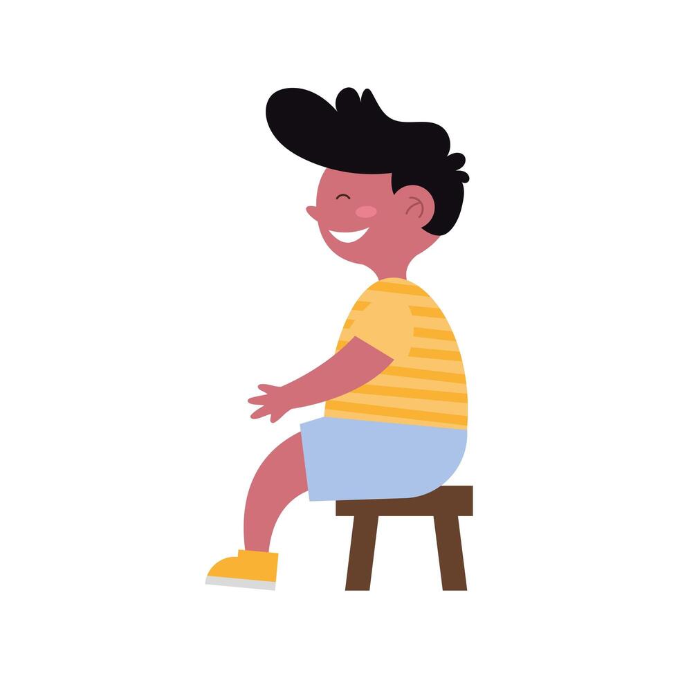 Download little boy seated 2732983 Vector Art at Vecteezy