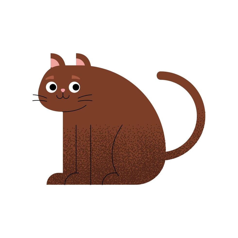 brown cat mascot 2733066 Vector Art at Vecteezy