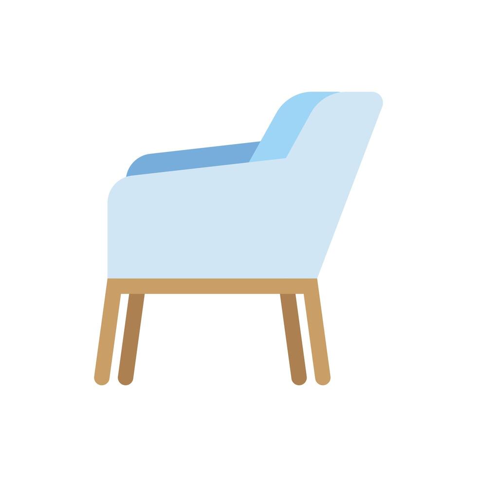 sofa forniture livingroom vector