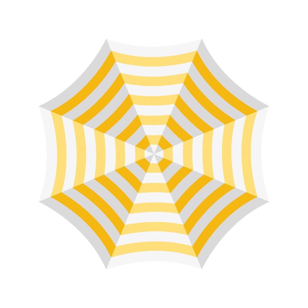 parasol accesorio de verano vector